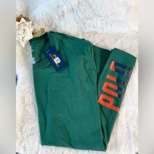 🆕NWT POLO RALPH LAUREN MENS LOGO TEE SHIRT Green w/orange & blue logo on SZ XL